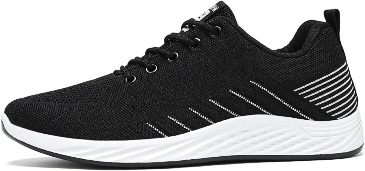 Athletic Fashion Sneakers for Men Comfortable Breathable Stretch Canvas Slip on Sneaker Lightweight Hiking Shoes