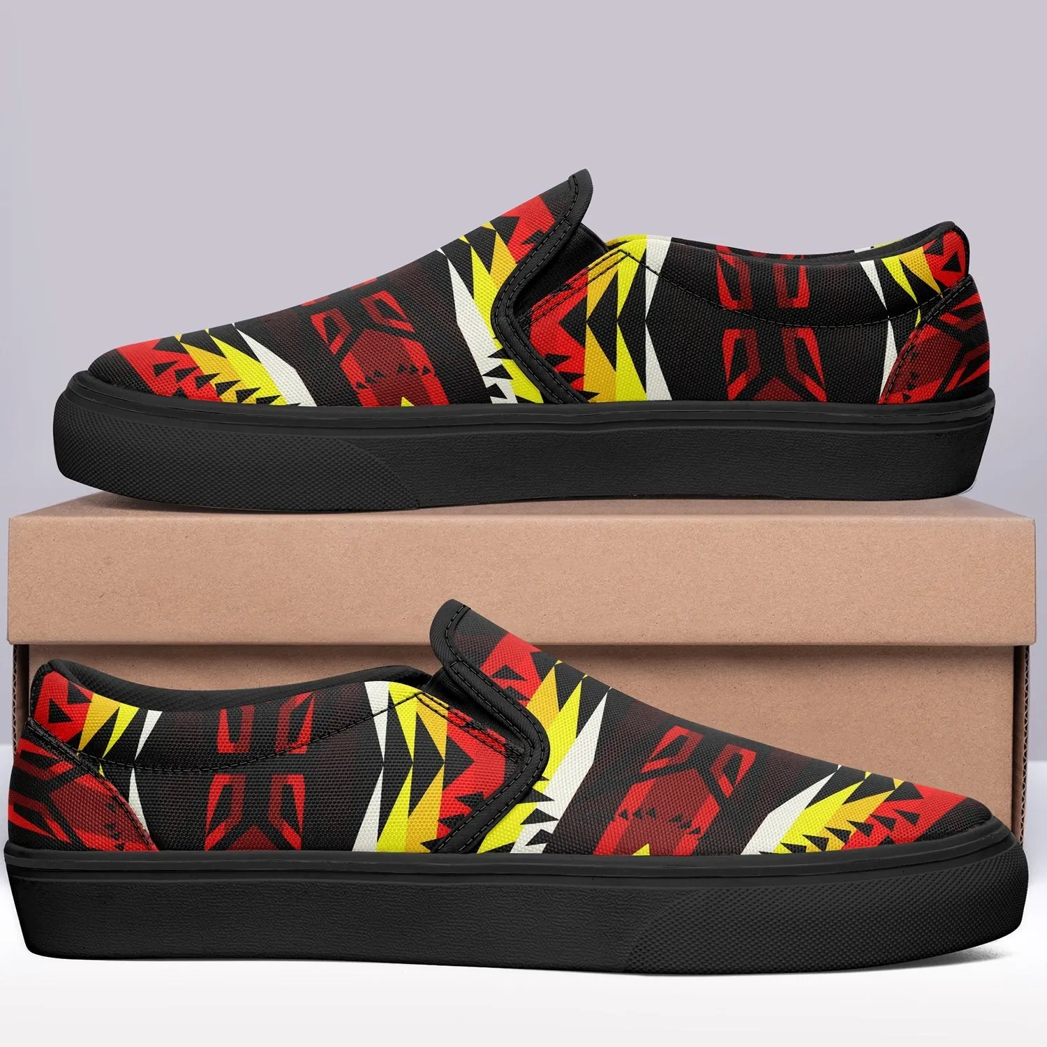 Canyon War Party Otoyimm Kid's Canvas Slip On Shoes