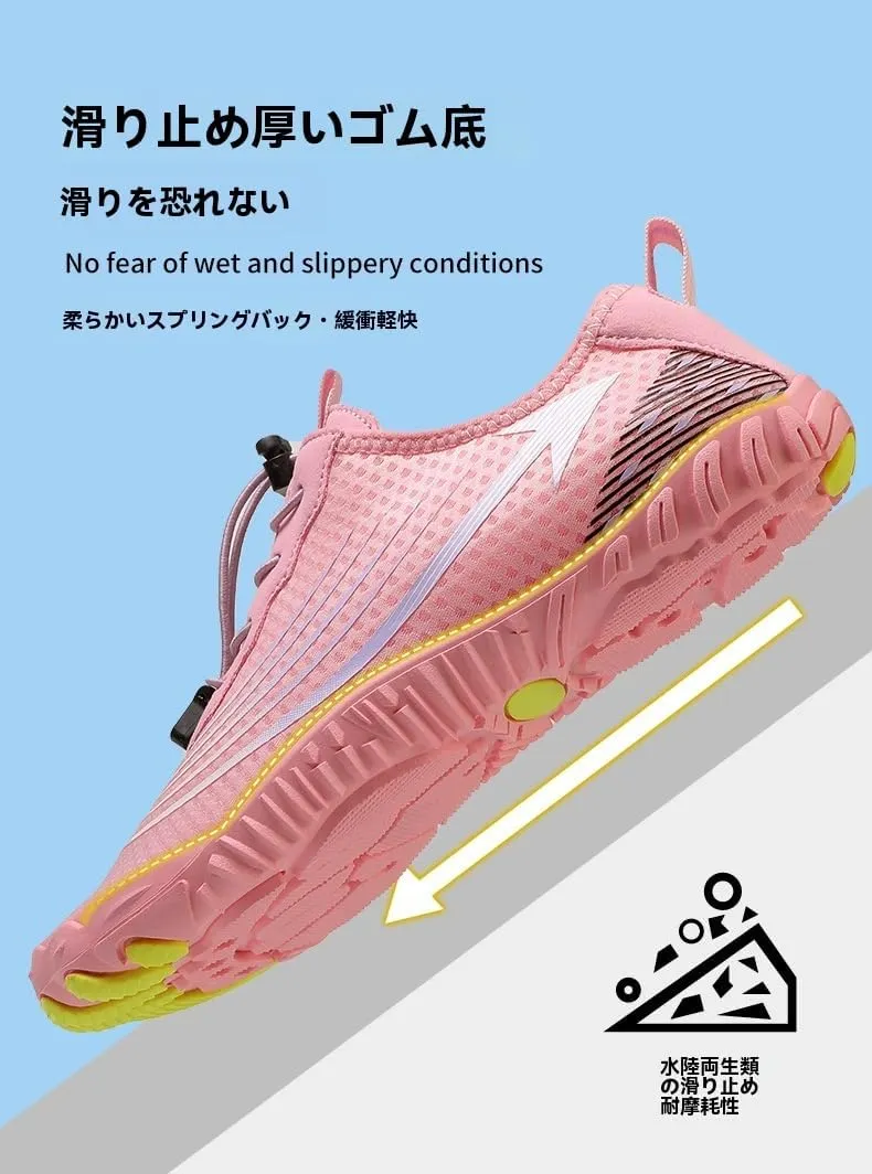 Hike Barefoot Shoes for Women Breathable Mesh Non-Slip Waterproof Lightweight Zero Drop Sole Minimalist Quick Dry for Running Surfing Walking