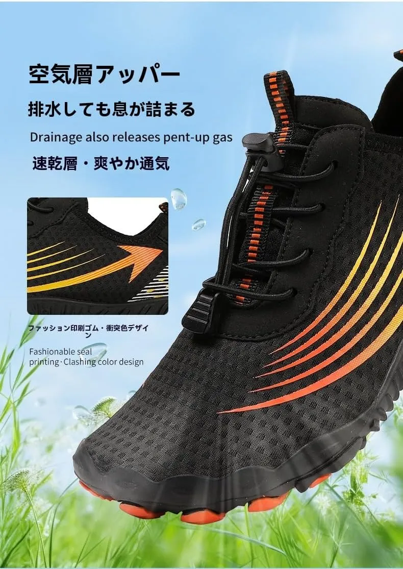 Hike Barefoot Shoes for Women Breathable Mesh Non-Slip Waterproof Lightweight Zero Drop Sole Minimalist Quick Dry for Running Surfing Walking