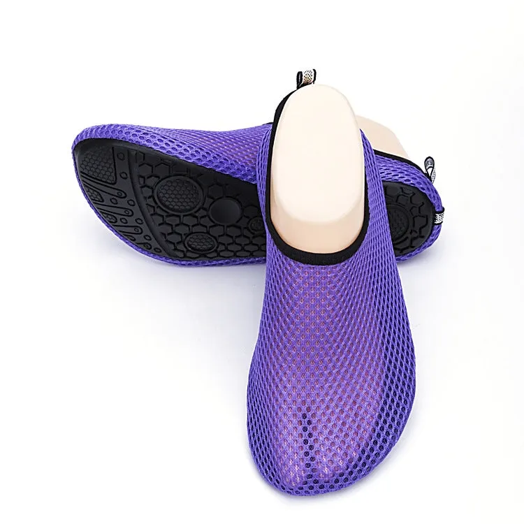 Mesh Cloth Soft Bottom Non-slip Diving Socks Beach Socks Adult Snorkeling Shoes, Size: 38-39