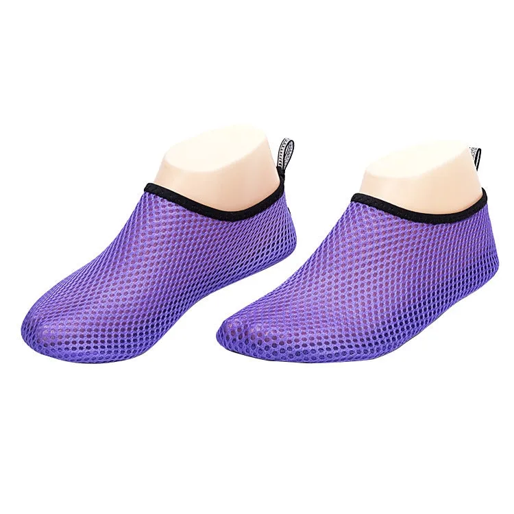 Mesh Cloth Soft Bottom Non-slip Diving Socks Beach Socks Adult Snorkeling Shoes, Size: 38-39