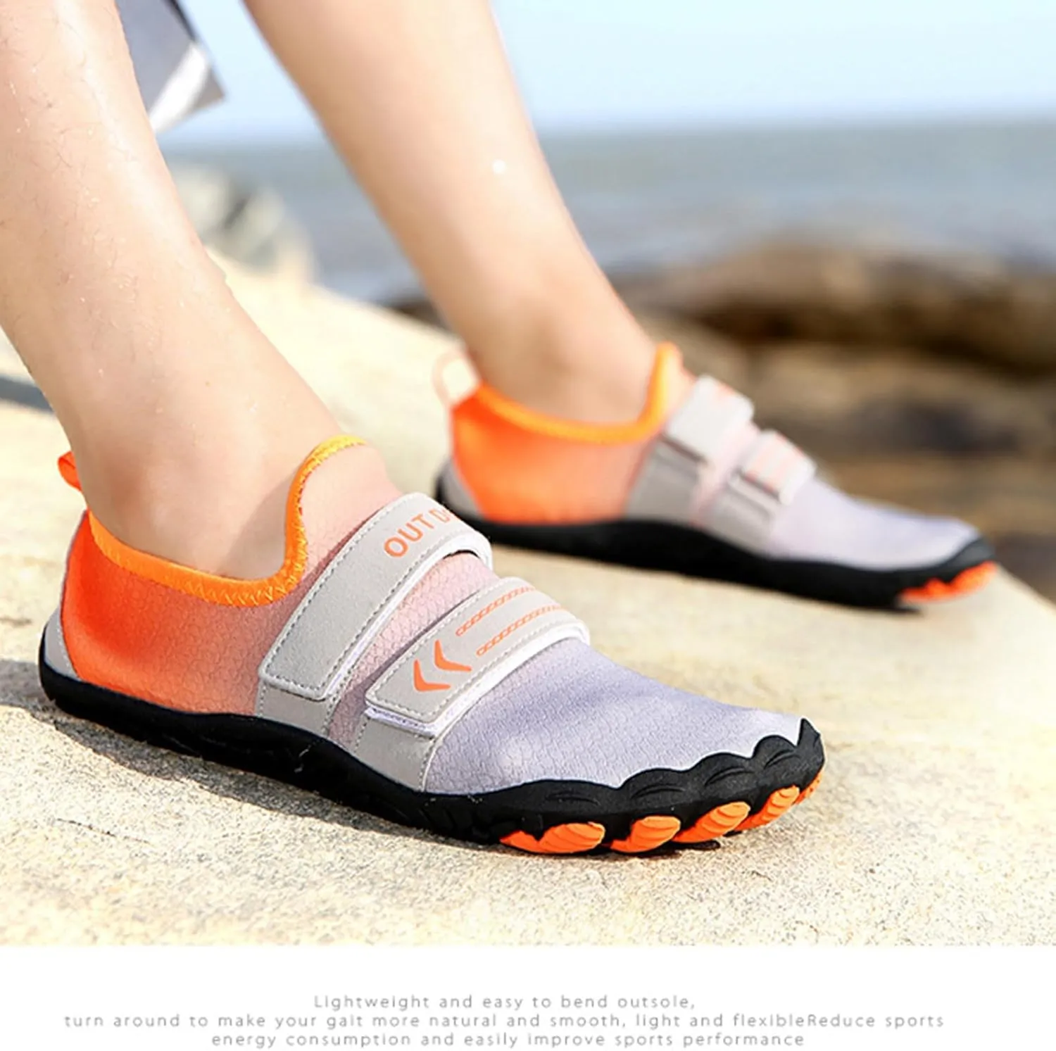 Quick Drying Water Shoes for Women Men Outdoor Wading Shoes Breathable Non Slip Hiking Grounded Footwear