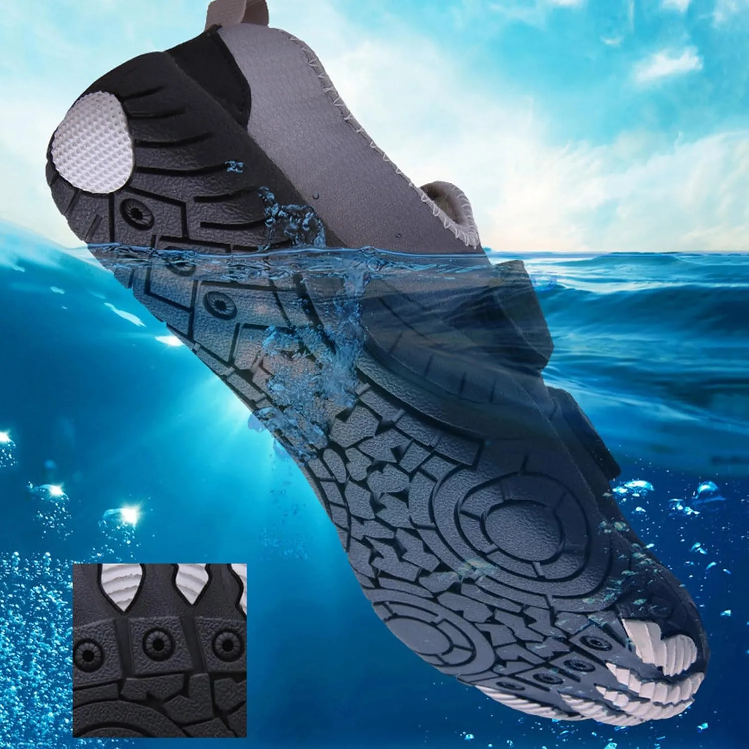 Quick Drying Water Shoes for Women Men Outdoor Wading Shoes Breathable Non Slip Hiking Grounded Footwear