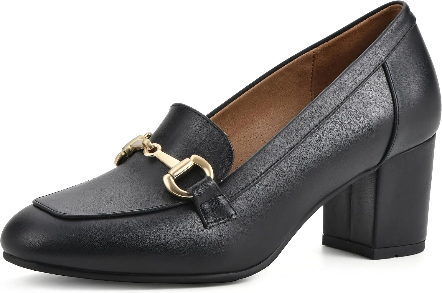 WHITE MOUNTAIN Women's Shoes Freehold Block Heel Loafer